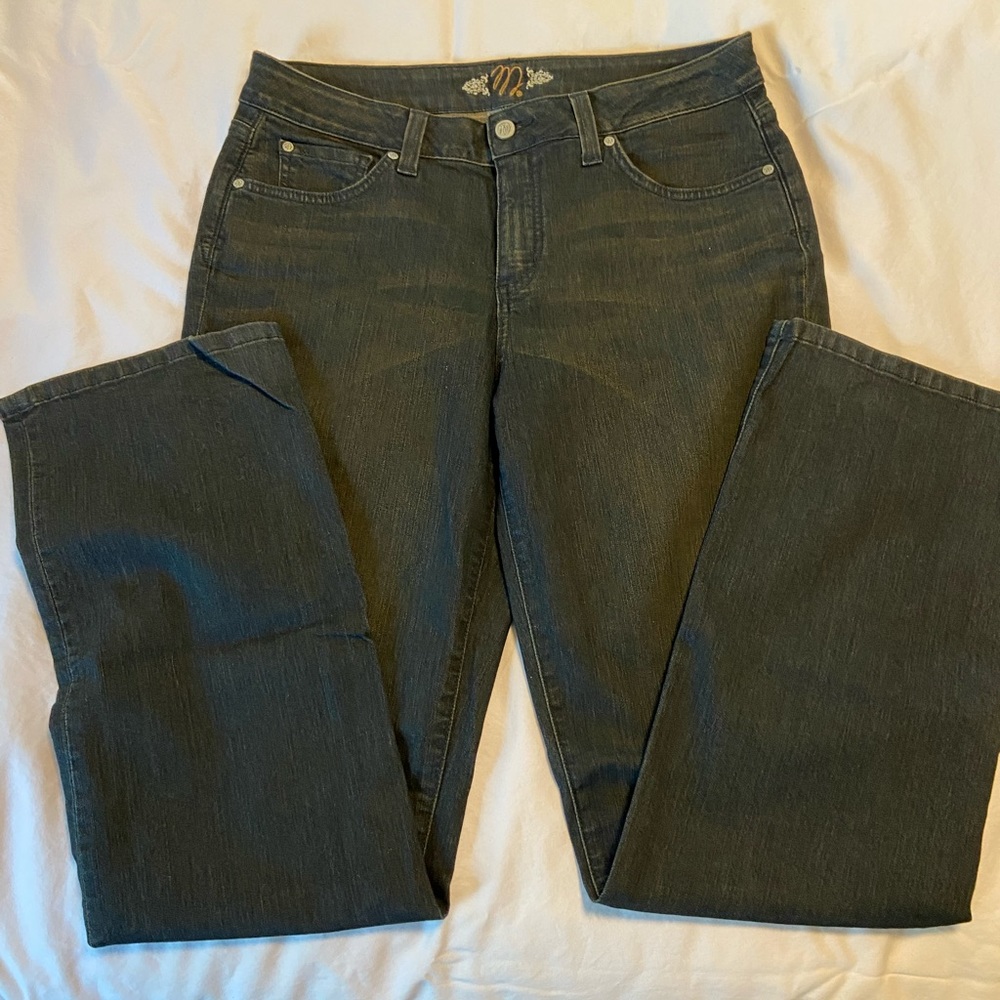 Miraclebody Katie Hampton (black) straight leg jeans 12
